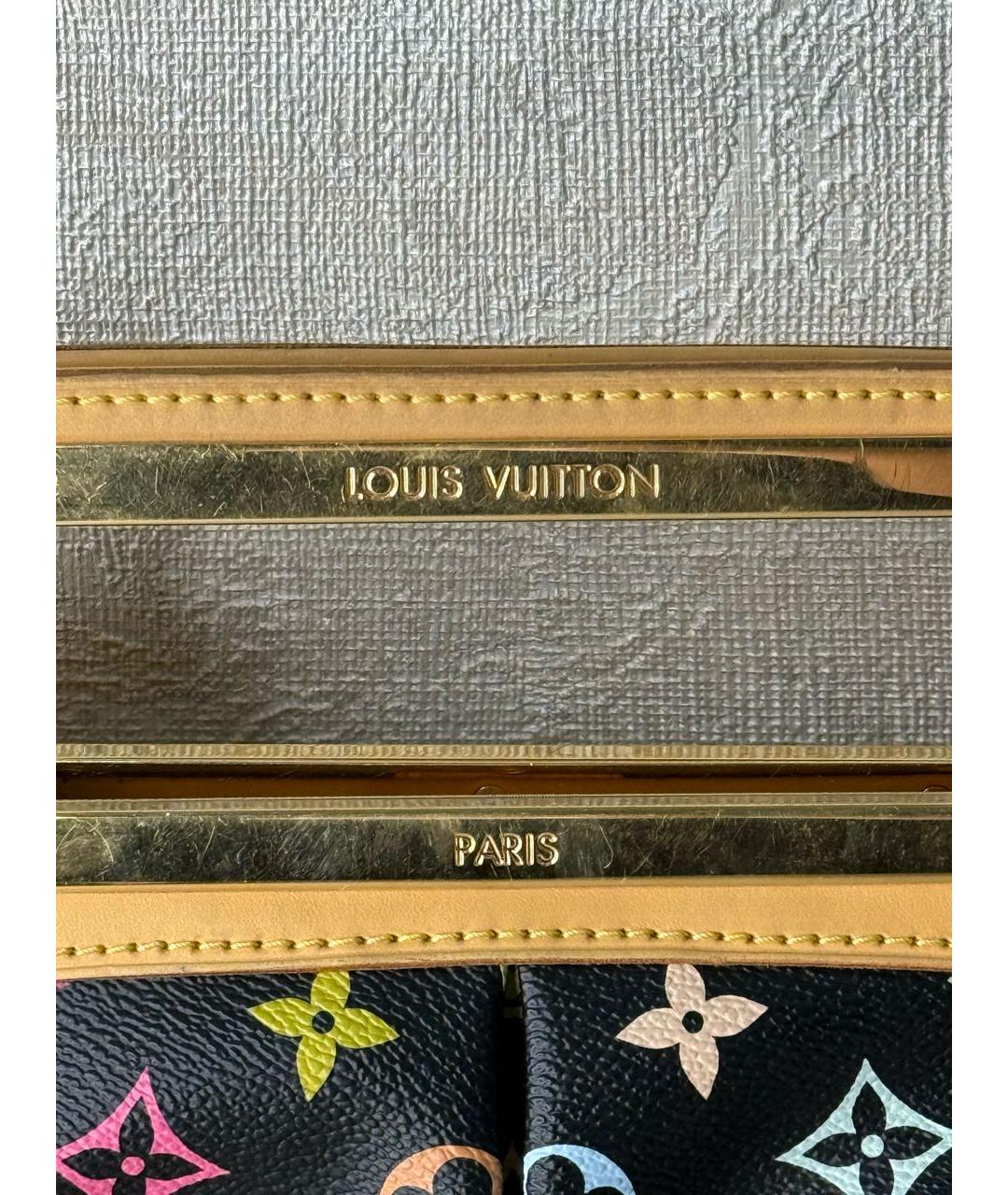 LOUIS VUITTON Антрацитовая сумка с короткими ручками, фото 4