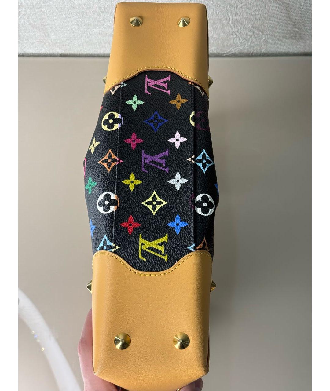 LOUIS VUITTON Антрацитовая сумка с короткими ручками, фото 8
