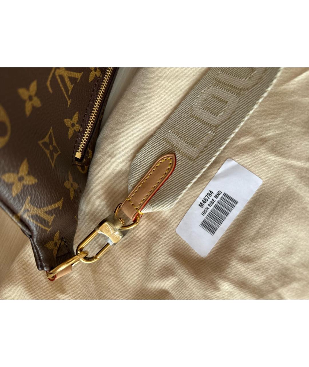 LOUIS VUITTON Коричневая поясная сумка, фото 7