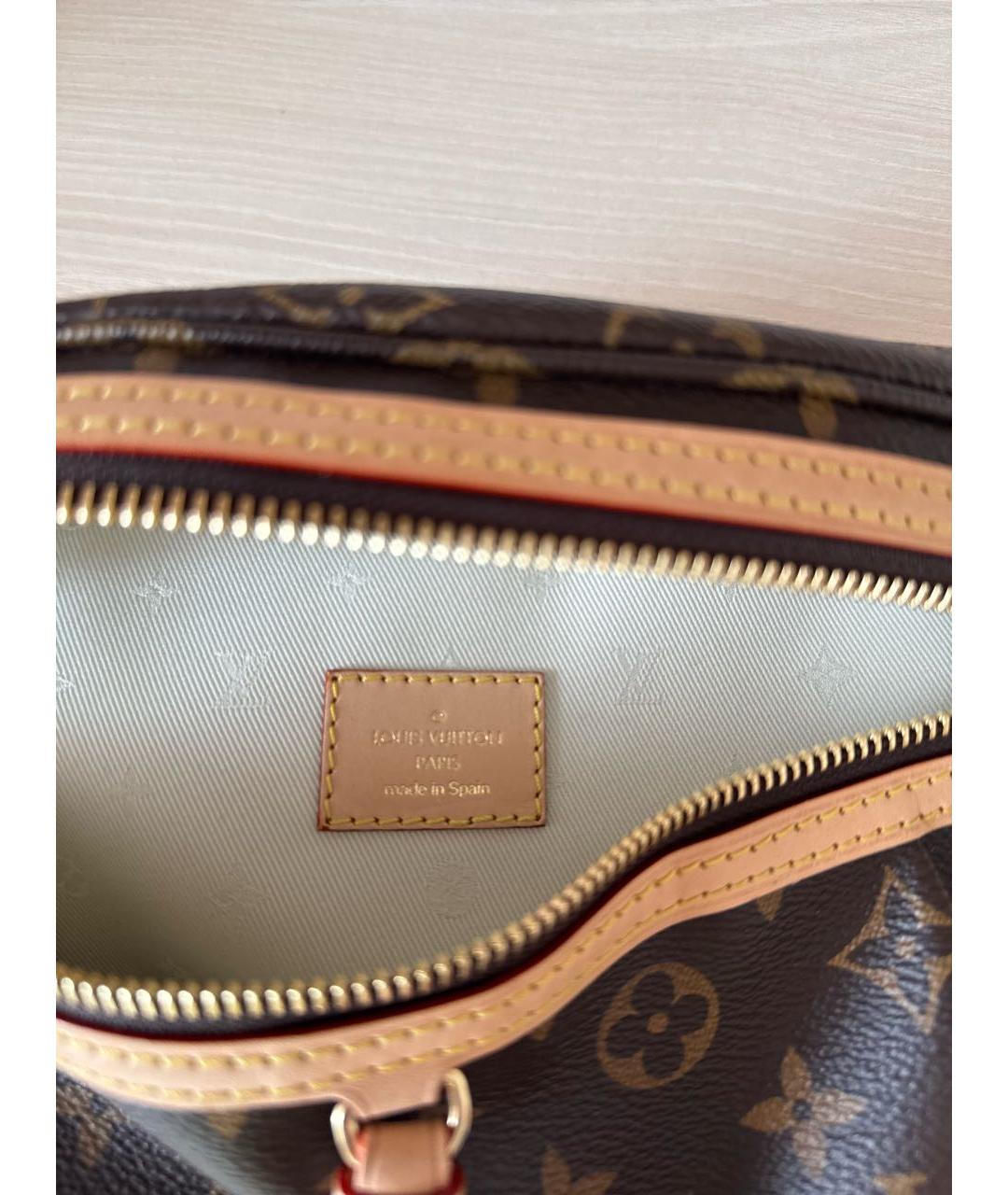LOUIS VUITTON Коричневая поясная сумка, фото 6