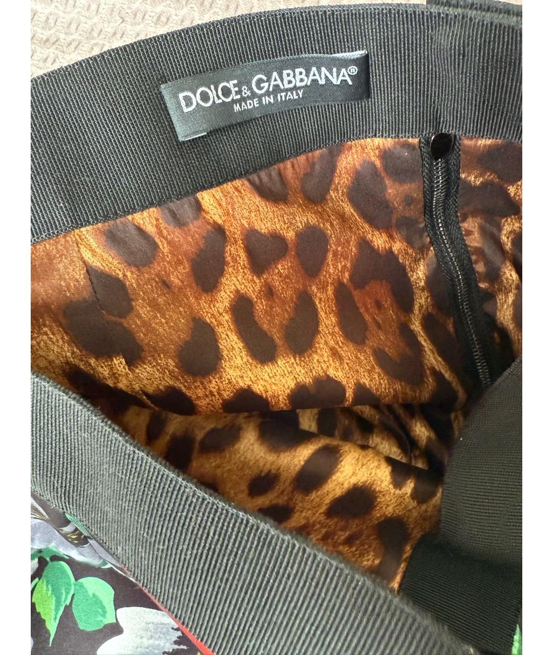 DOLCE&GABBANA Мульти ацетатная юбка миди, фото 6