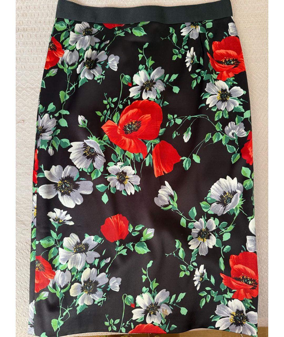 DOLCE&GABBANA Мульти ацетатная юбка миди, фото 7