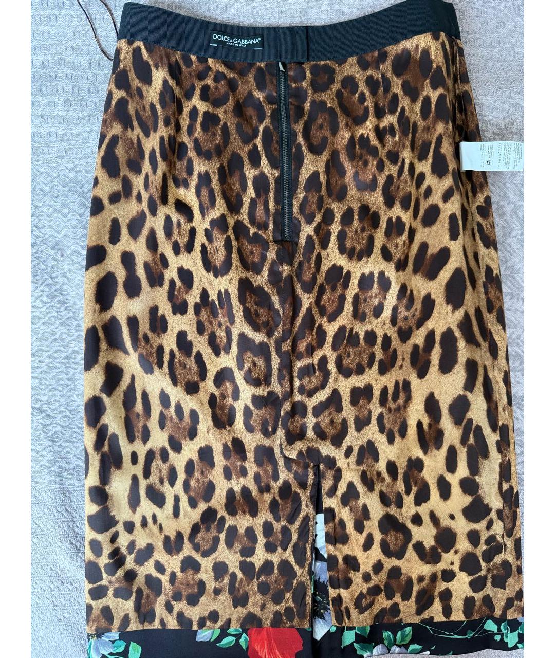 DOLCE&GABBANA Мульти ацетатная юбка миди, фото 3