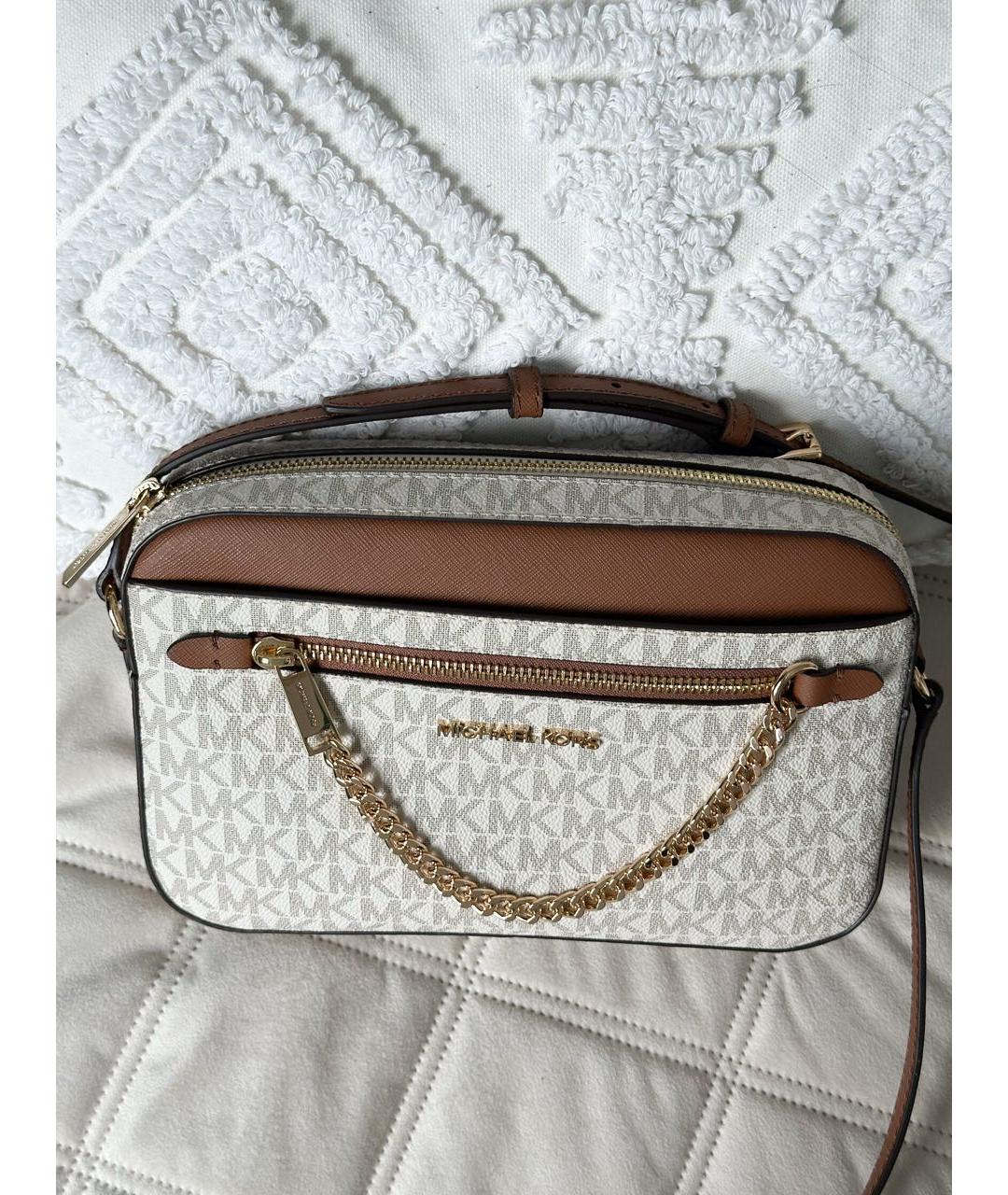 MICHAEL KORS Бежевая сумка через плечо, фото 2