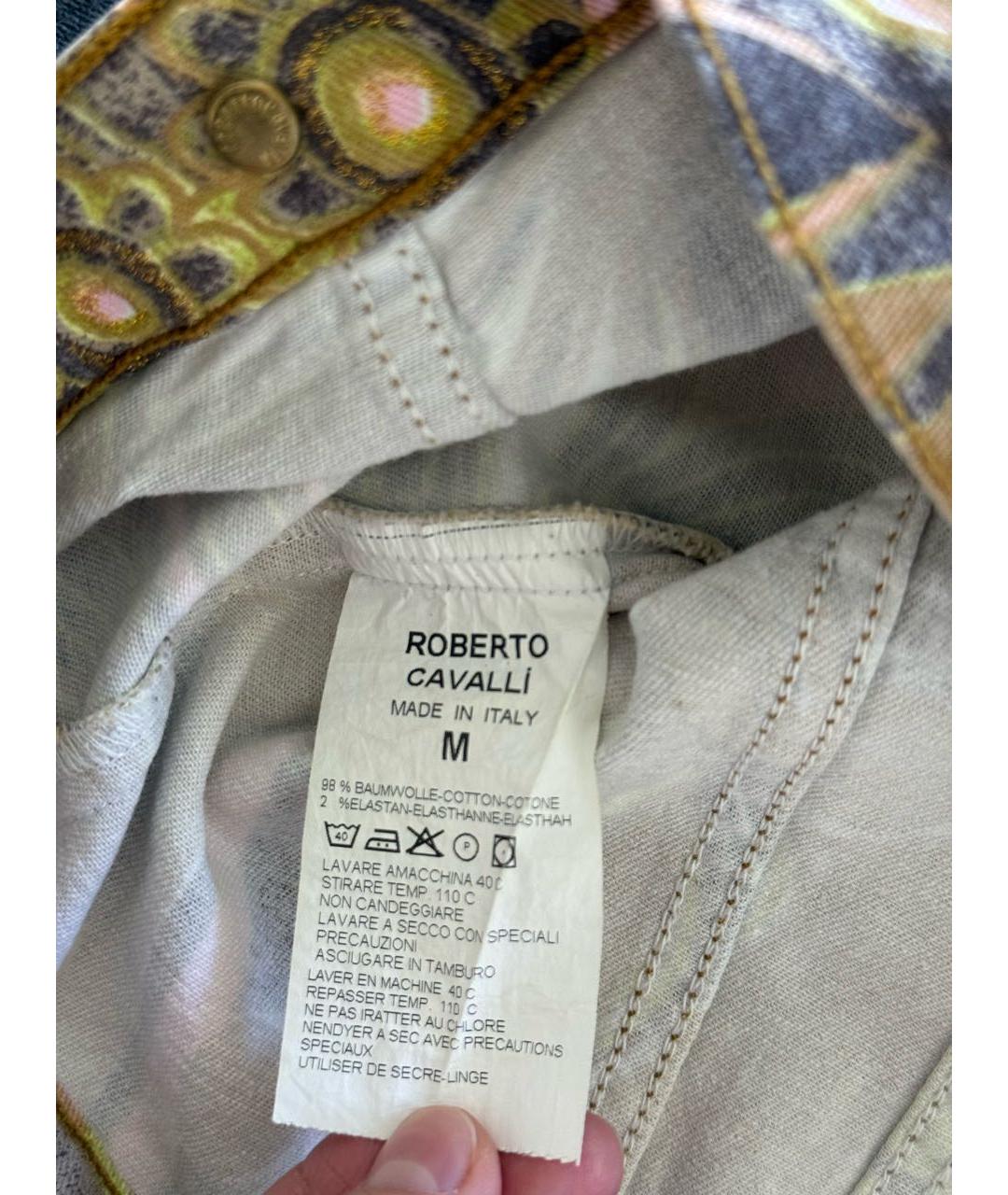 ROBERTO CAVALLI Мульти деним костюм с брюками, фото 6