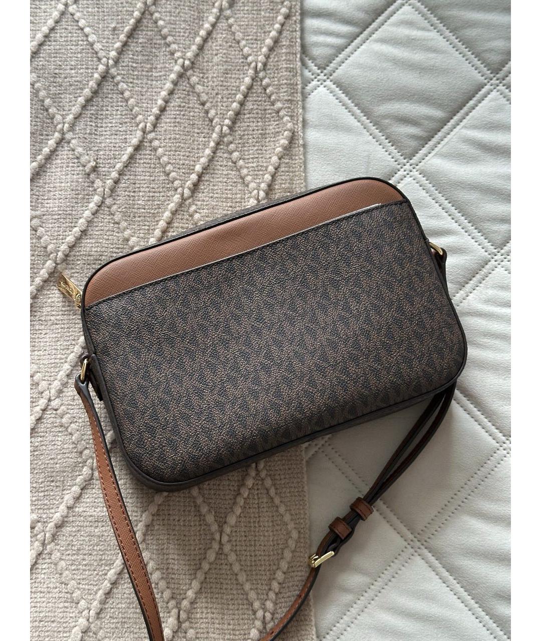 MICHAEL KORS Коричневая сумка через плечо, фото 3