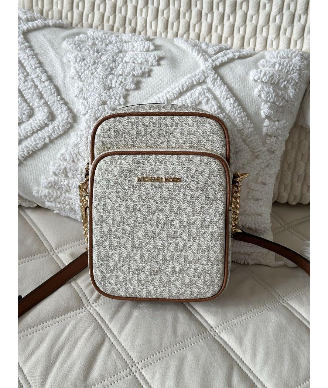 MICHAEL KORS Бежевая сумка через плечо, фото 9