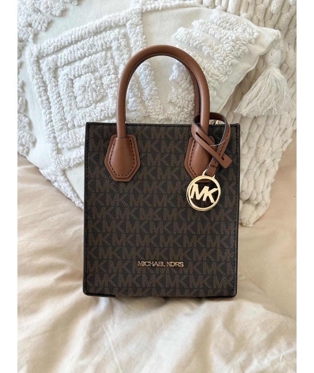 MICHAEL KORS Коричневая сумка через плечо, фото 7