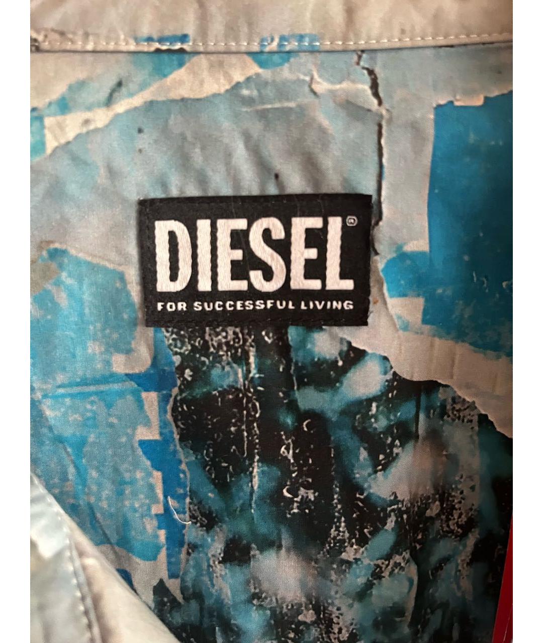 DIESEL Бежевая хлопковая кэжуал рубашка, фото 3