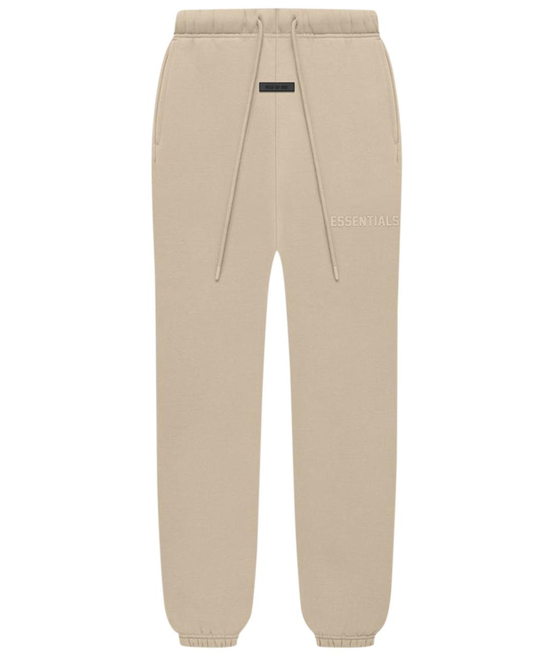 FEAR OF GOD ESSENTIALS Бежевые хлопковые спортивные брюки и шорты, фото 1