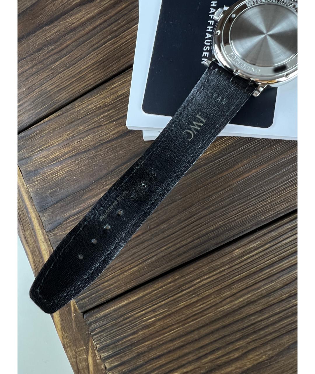 IWC Черные часы, фото 9