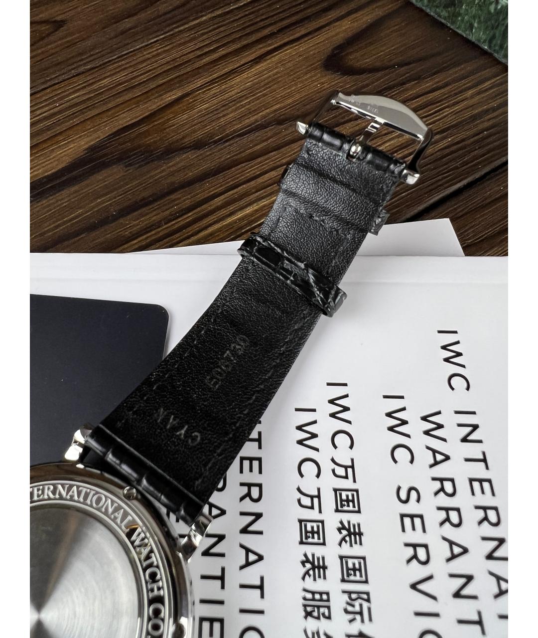 IWC Черные часы, фото 8