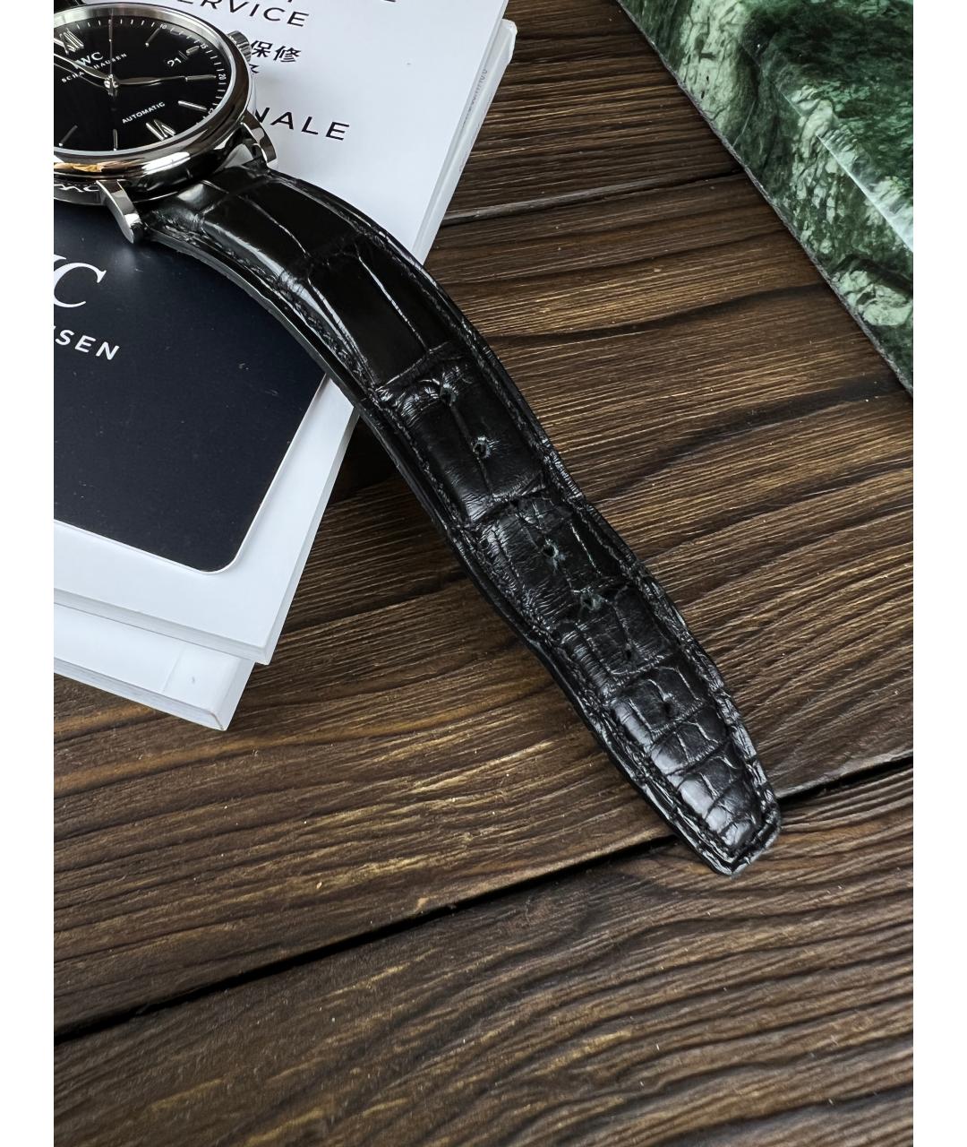 IWC Черные часы, фото 7