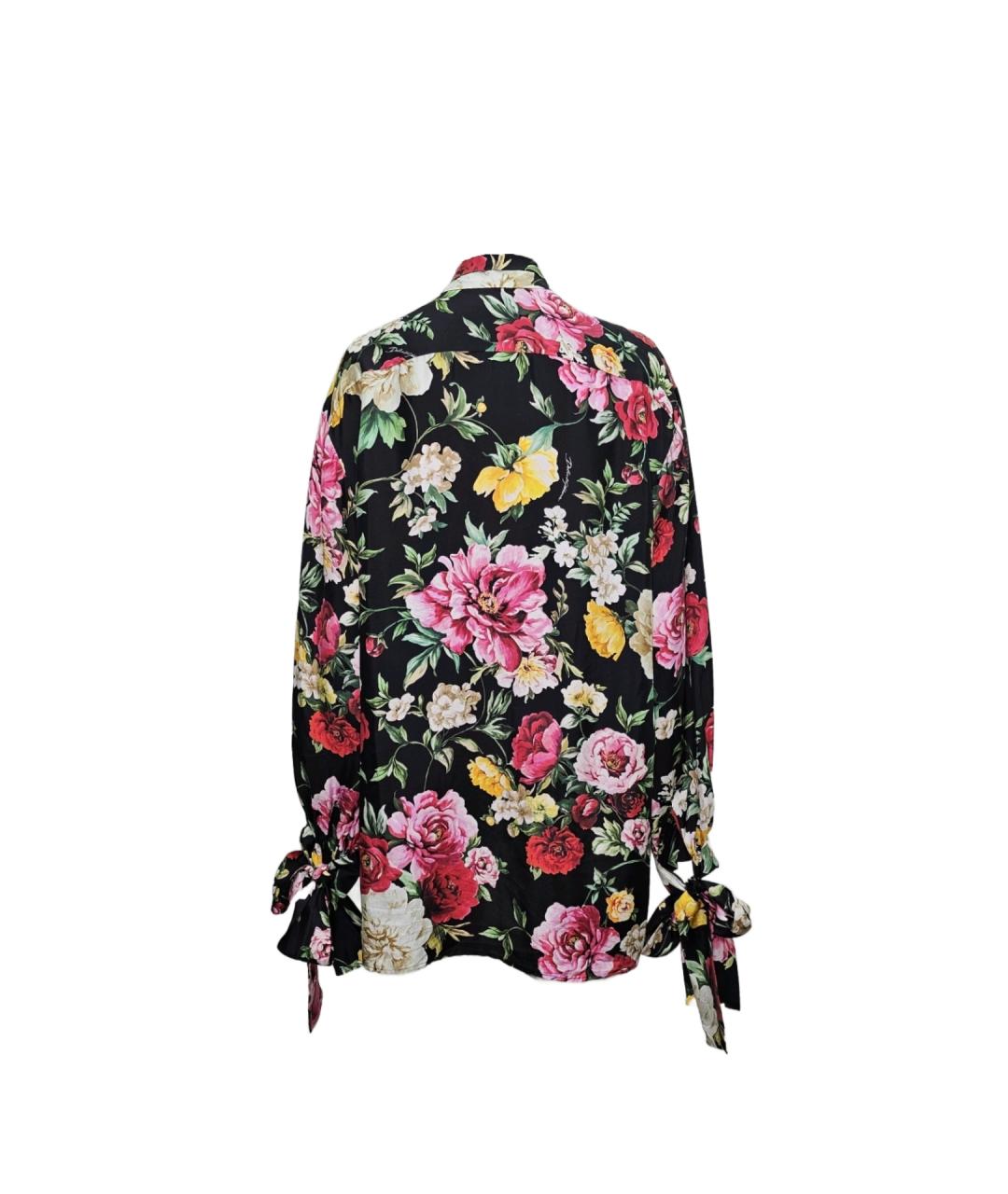 DOLCE&GABBANA Мульти шелковая блузы, фото 2