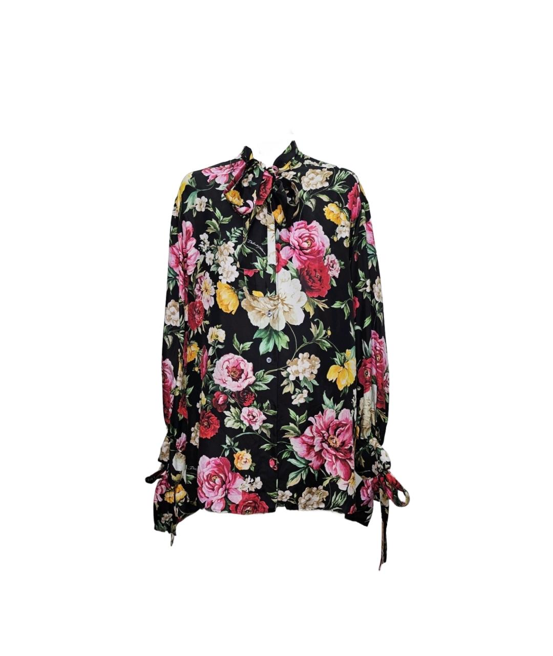 DOLCE&GABBANA Мульти шелковая блузы, фото 1