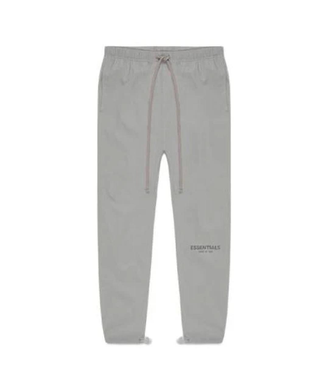FEAR OF GOD ESSENTIALS Серый атласный спортивный костюм, фото 1