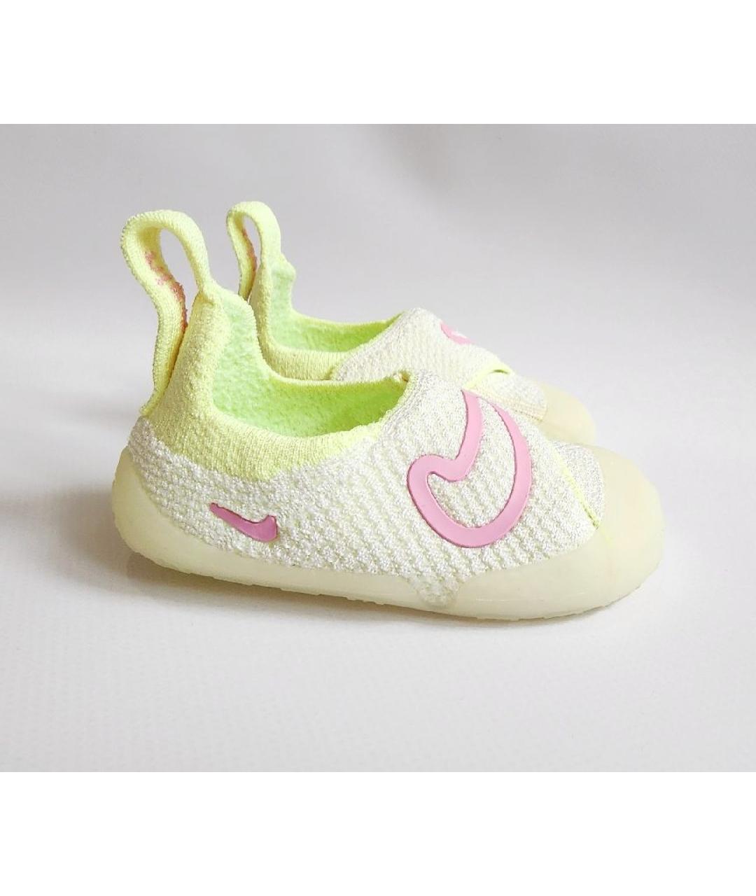 NIKE Салатовые текстильные кеды, фото 10