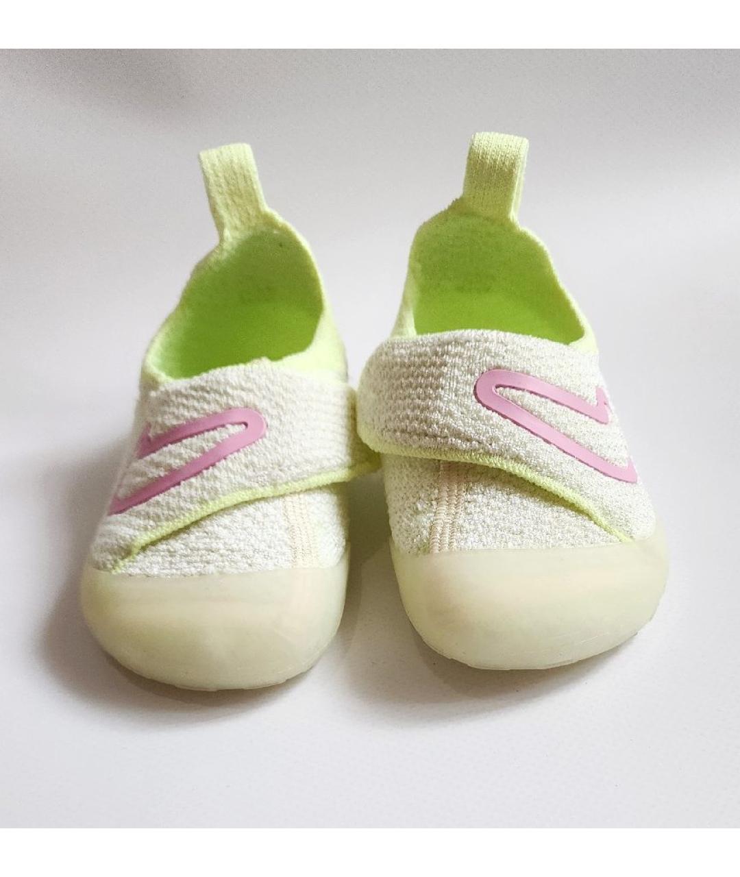 NIKE Салатовые текстильные кеды, фото 2
