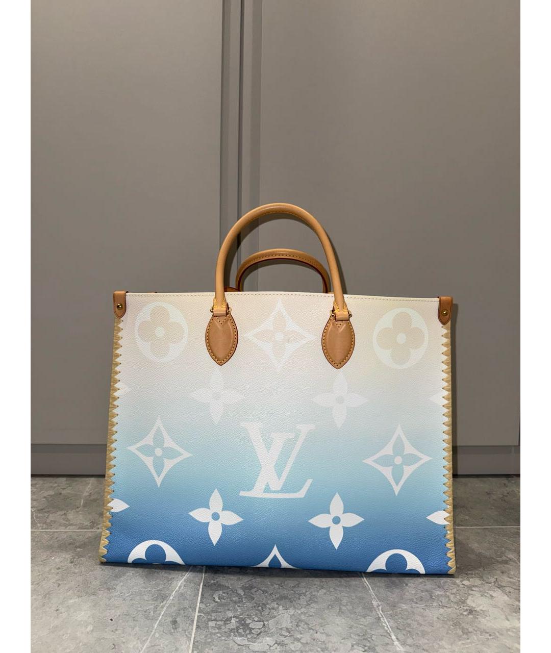 LOUIS VUITTON Кожаная пляжная сумка, фото 3