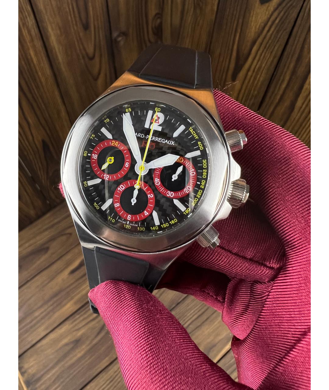 GIRARD PERREGAUX Черные часы, фото 8