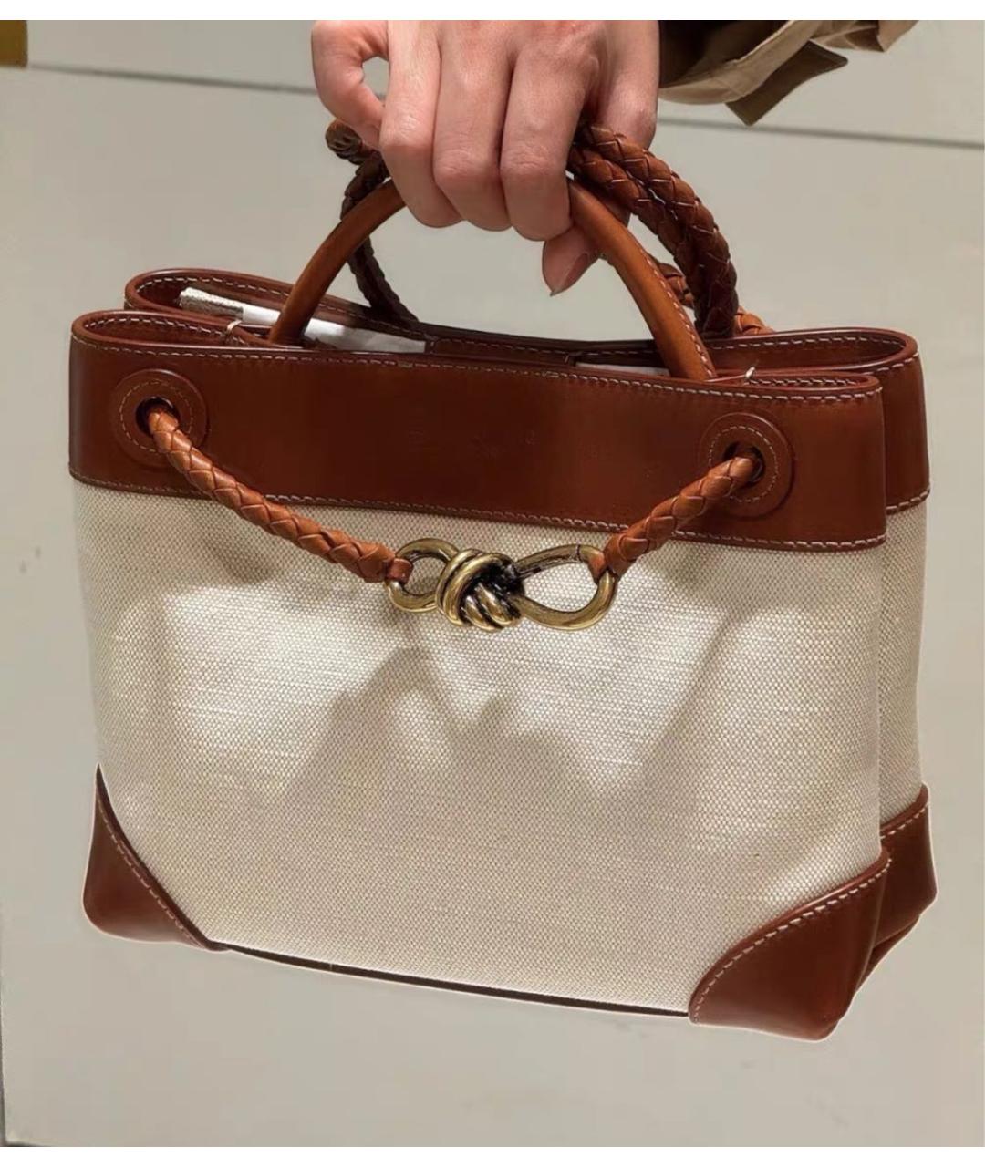 BOTTEGA VENETA Коричневая сумка с короткими ручками, фото 6