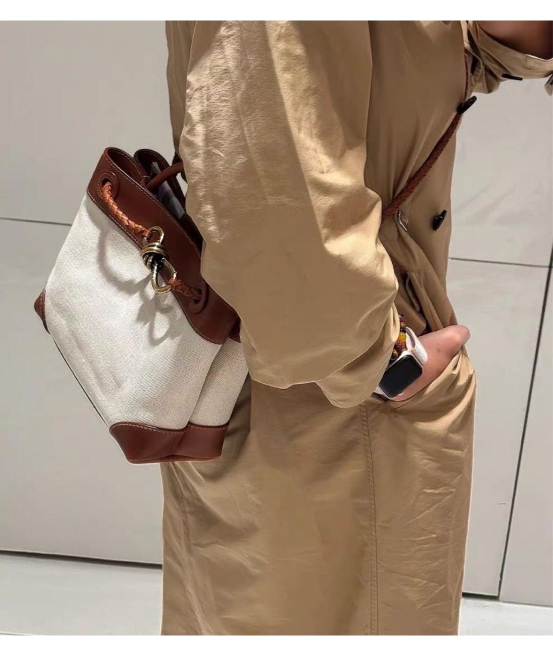 BOTTEGA VENETA Коричневая сумка с короткими ручками, фото 7