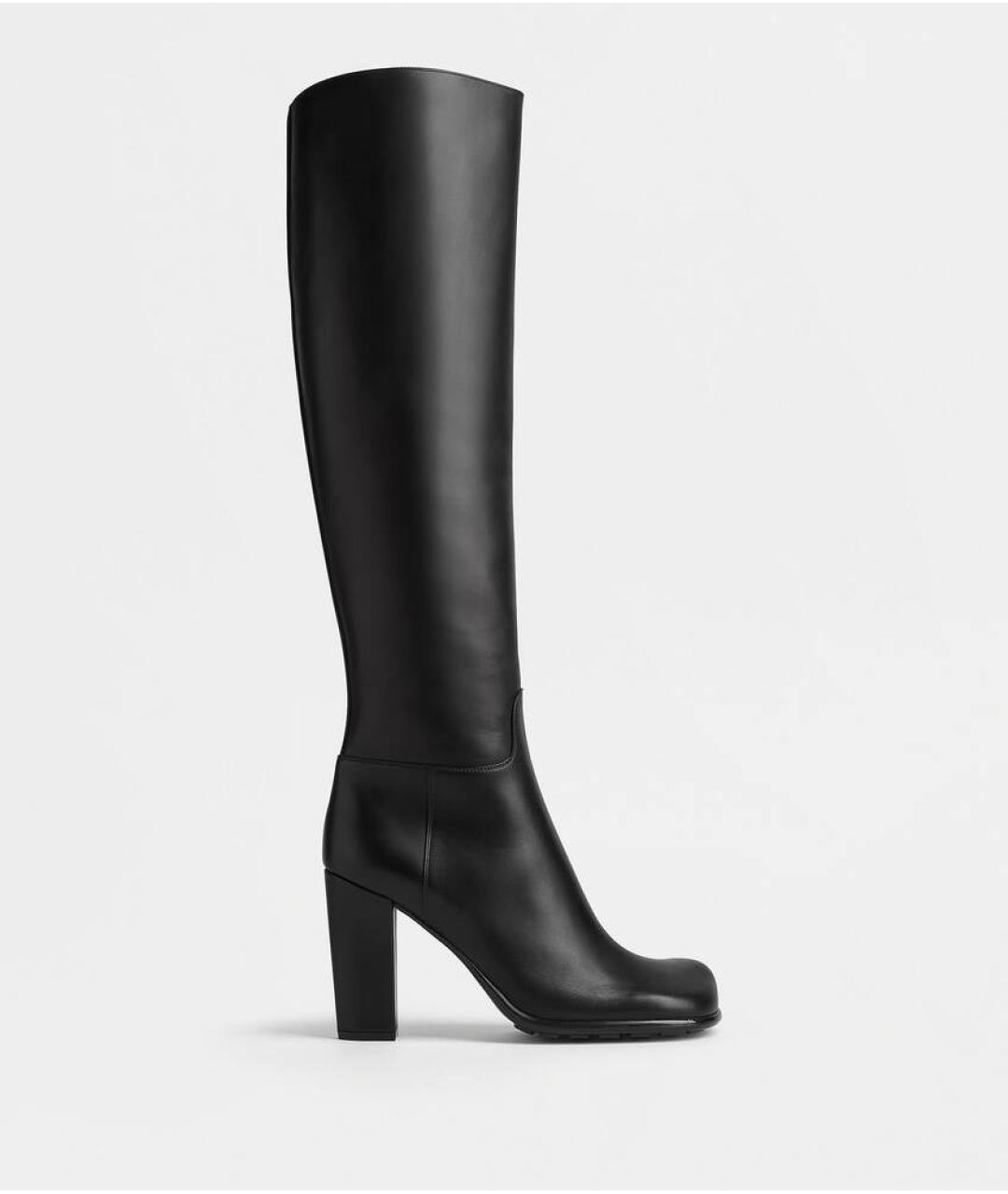 BOTTEGA VENETA Черные кожаные сапоги, фото 6