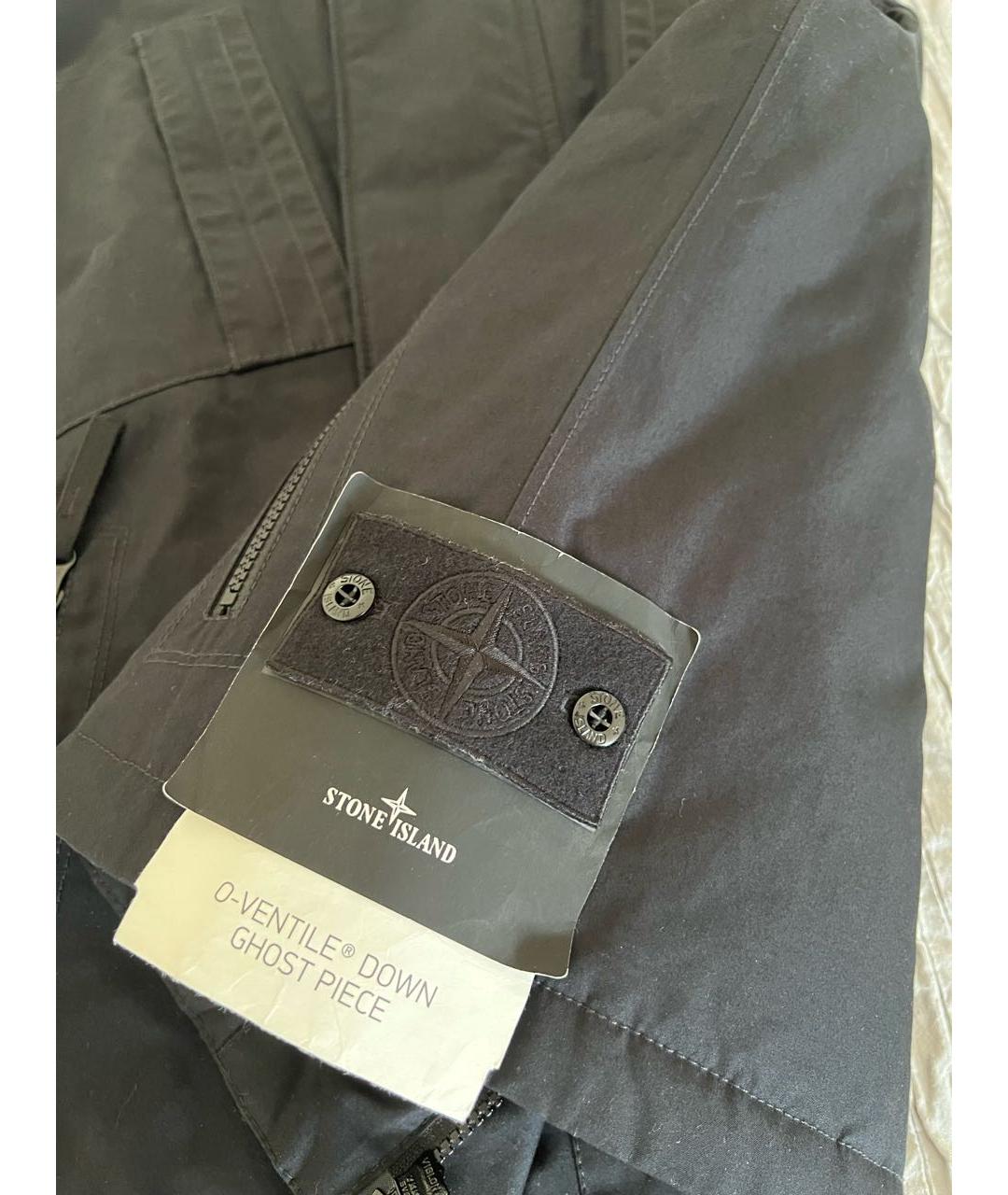 STONE ISLAND Черный жилет, фото 4