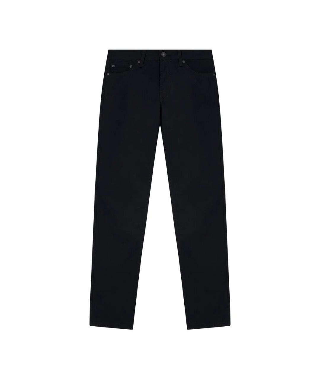 LEVI'S Черные хлопковые повседневные брюки, фото 1