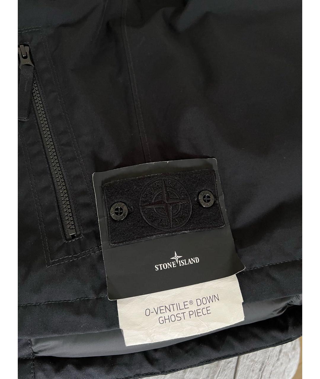 STONE ISLAND Черный жилет, фото 4