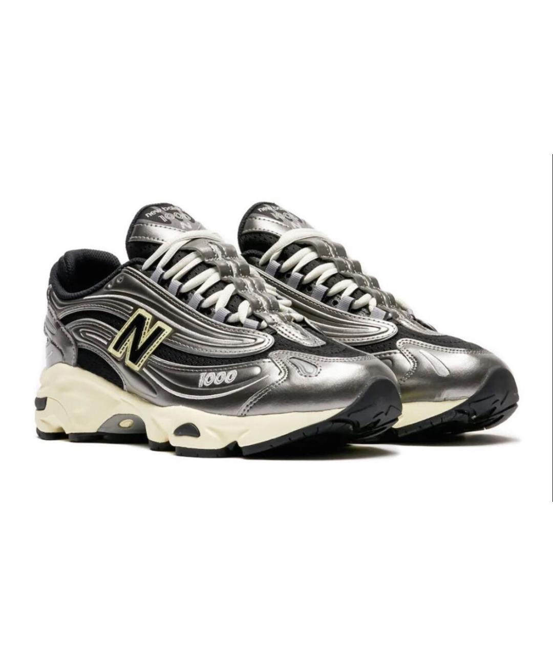 NEW BALANCE Серебряные низкие кроссовки / кеды, фото 2