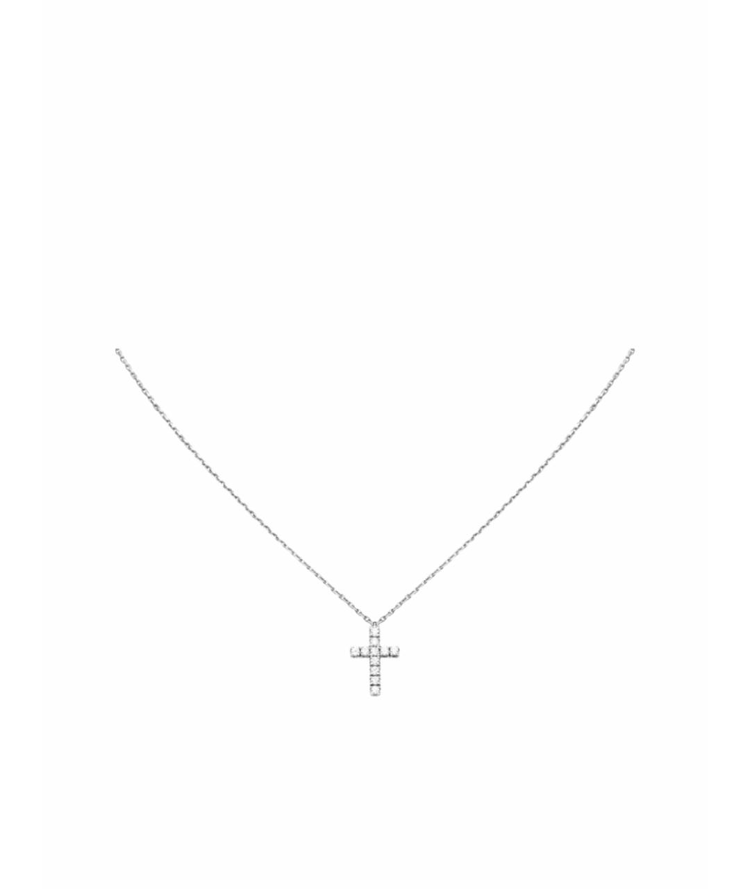 CARTIER Серебряное колье из белого золота, фото 1
