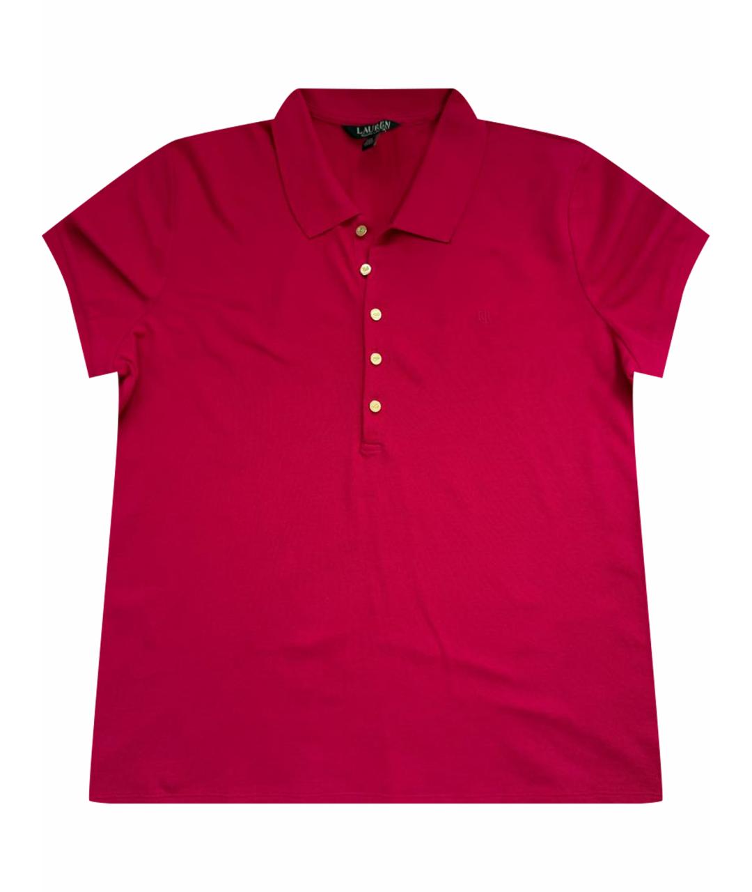 RALPH LAUREN Фуксия футболка, фото 1