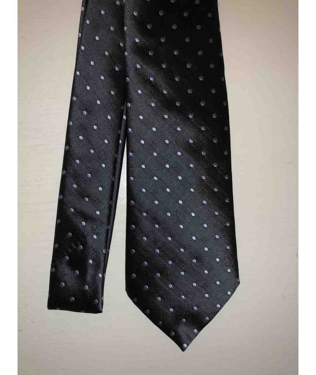 LOUIS VUITTON PRE-OWNED Темно-синий шелковый галстук, фото 2
