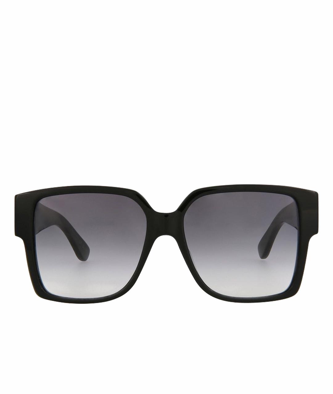 SAINT LAURENT Черные пластиковые солнцезащитные очки, фото 1