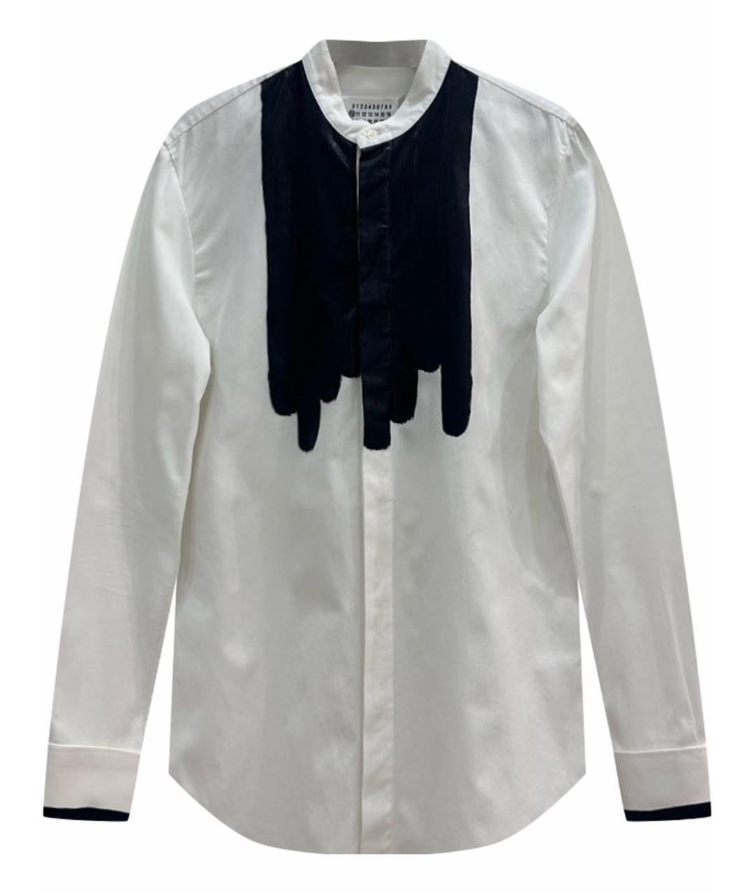 MAISON MARGIELA Белая хлопковая классическая рубашка, фото 1