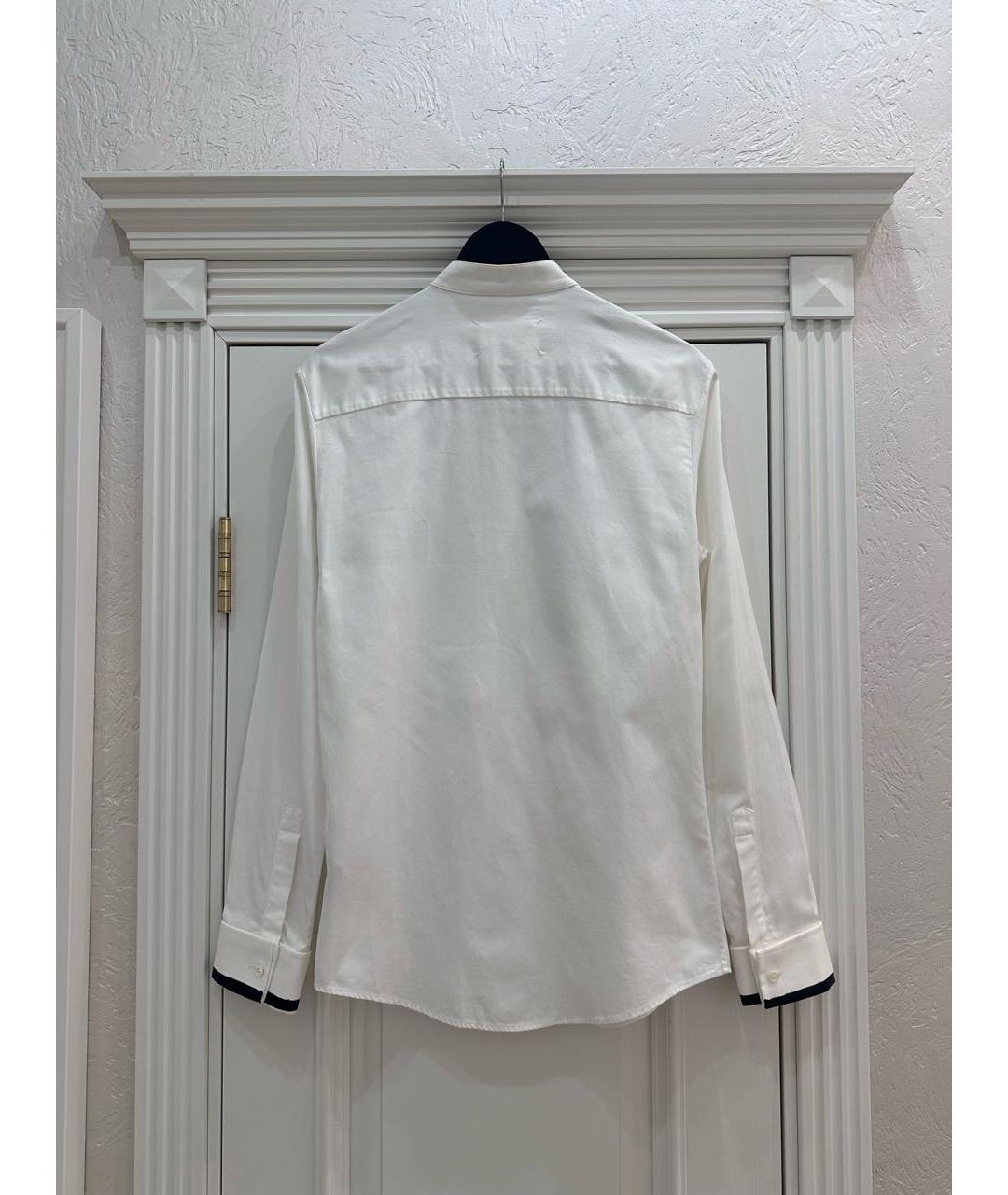MAISON MARGIELA Белая хлопковая классическая рубашка, фото 2