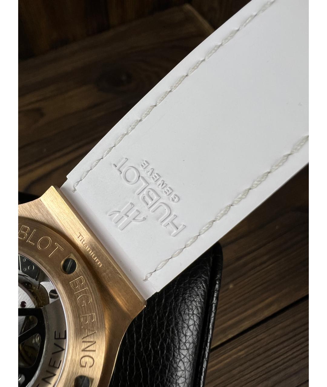 HUBLOT Белые часы из розового золота, фото 8