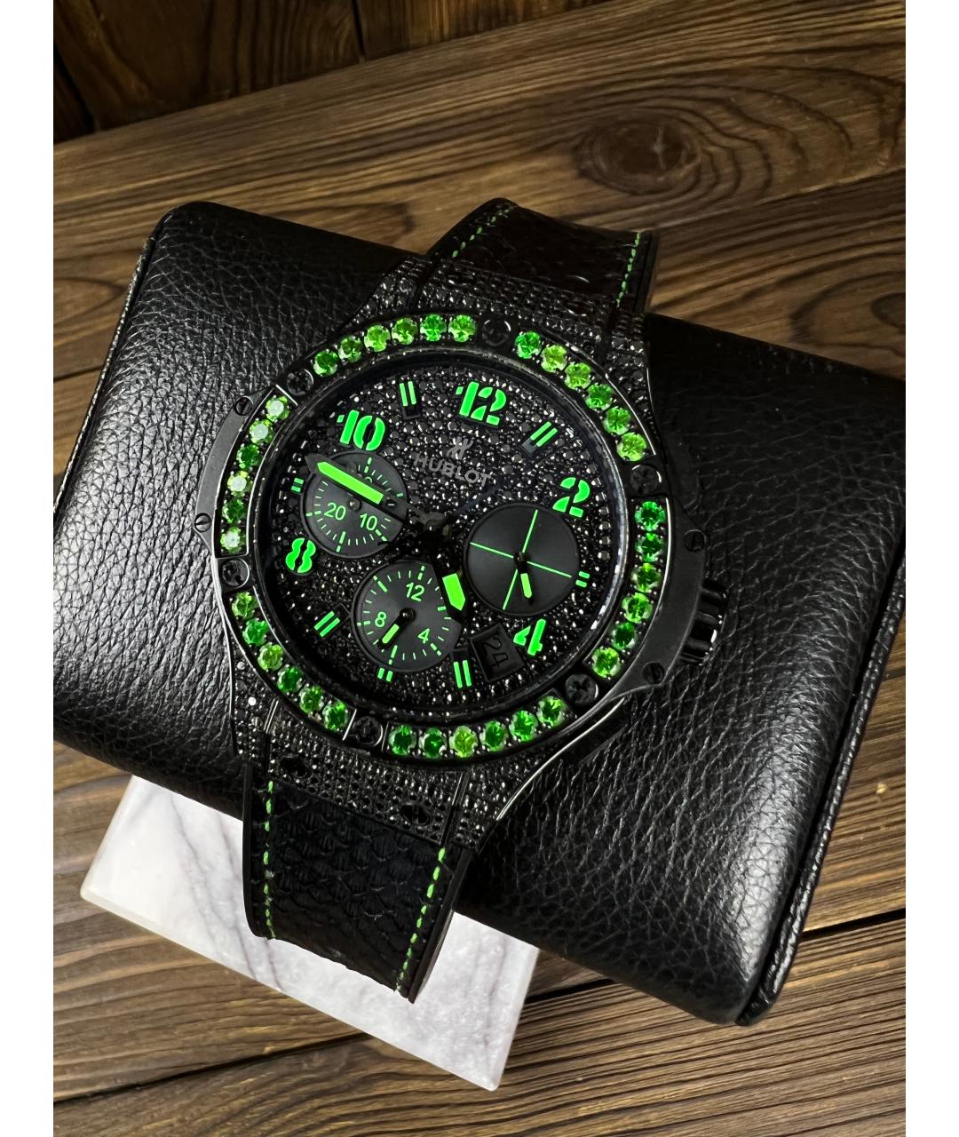 HUBLOT Черные часы, фото 3