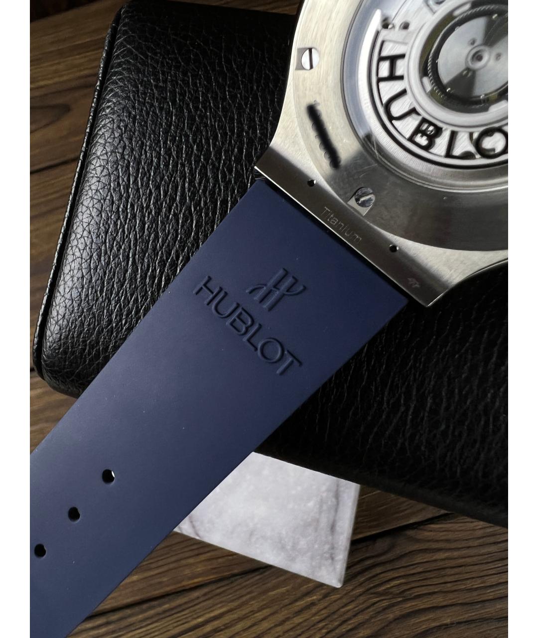 HUBLOT Темно-синие часы, фото 8