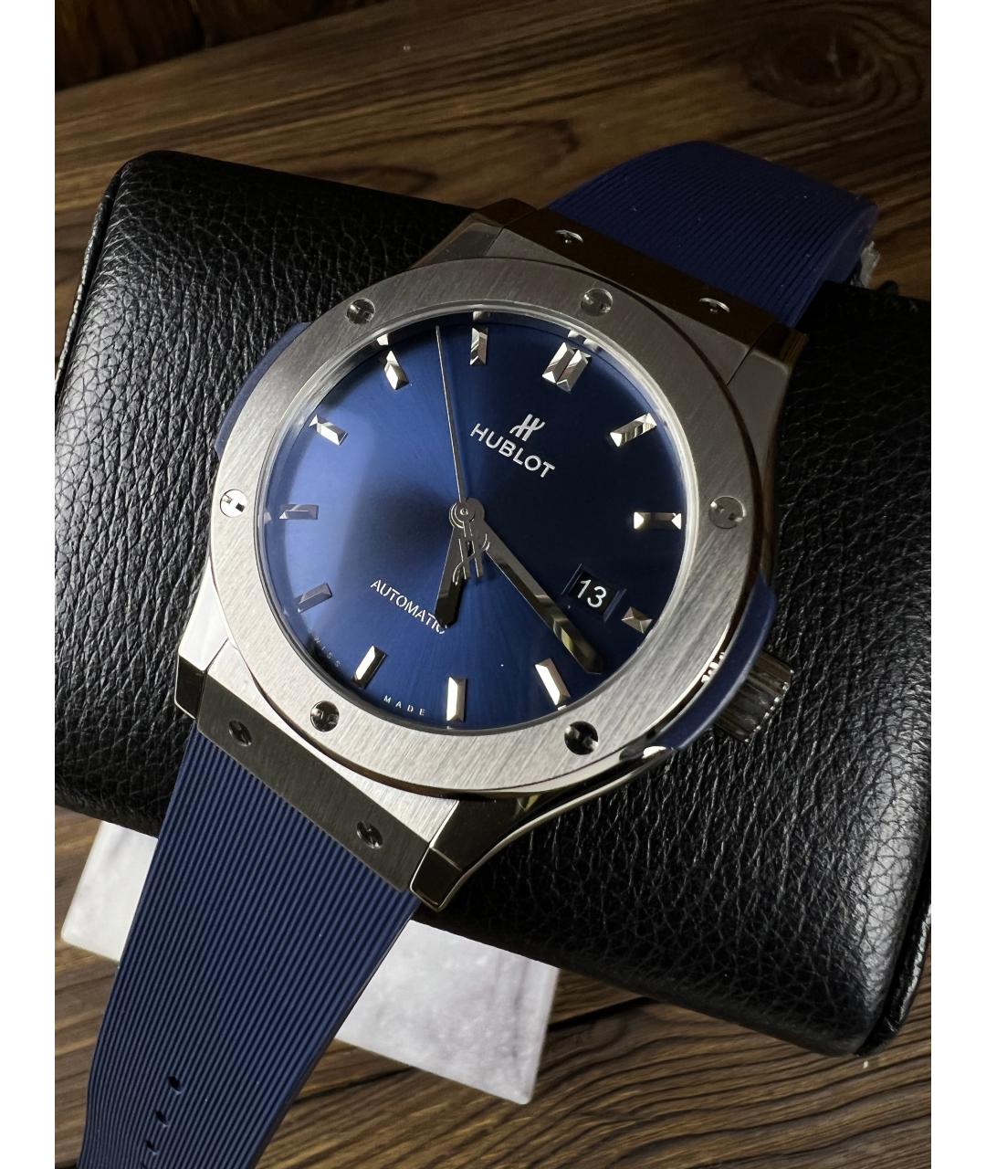 HUBLOT Темно-синие часы, фото 3
