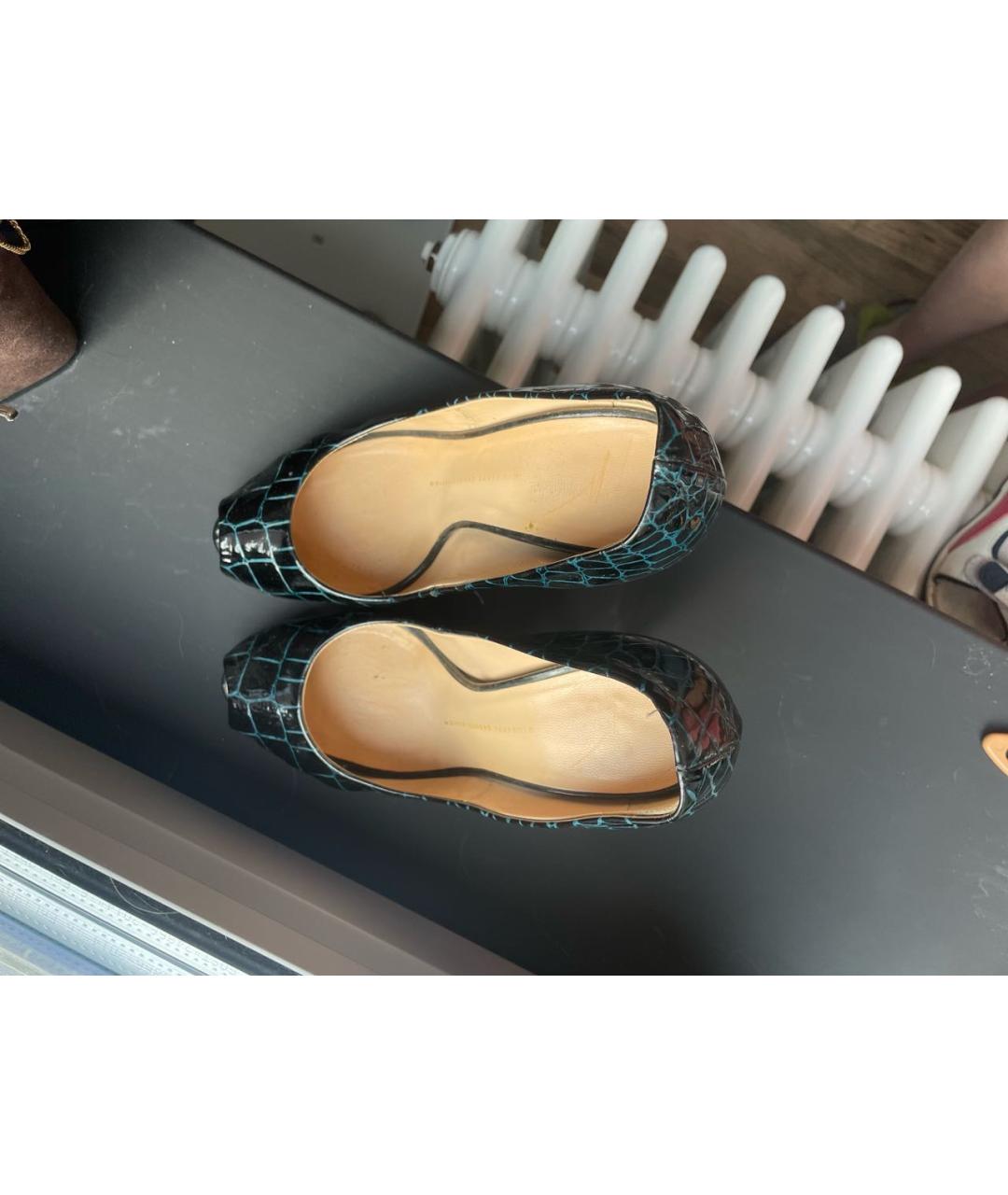 GIUSEPPE ZANOTTI DESIGN Зеленые туфли из лакированной кожи, фото 3
