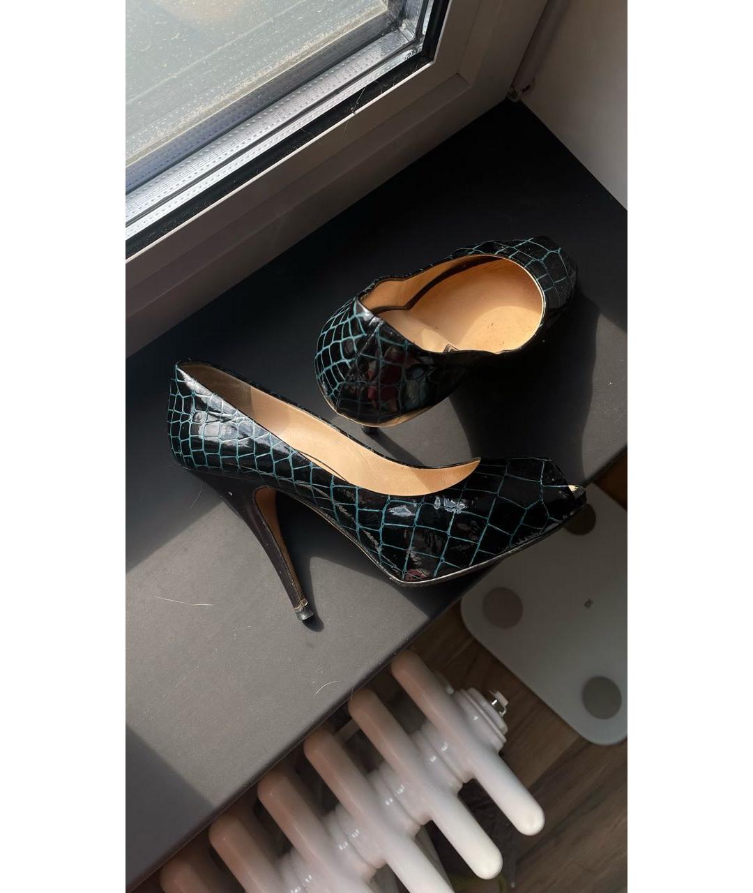 GIUSEPPE ZANOTTI DESIGN Зеленые туфли из лакированной кожи, фото 8