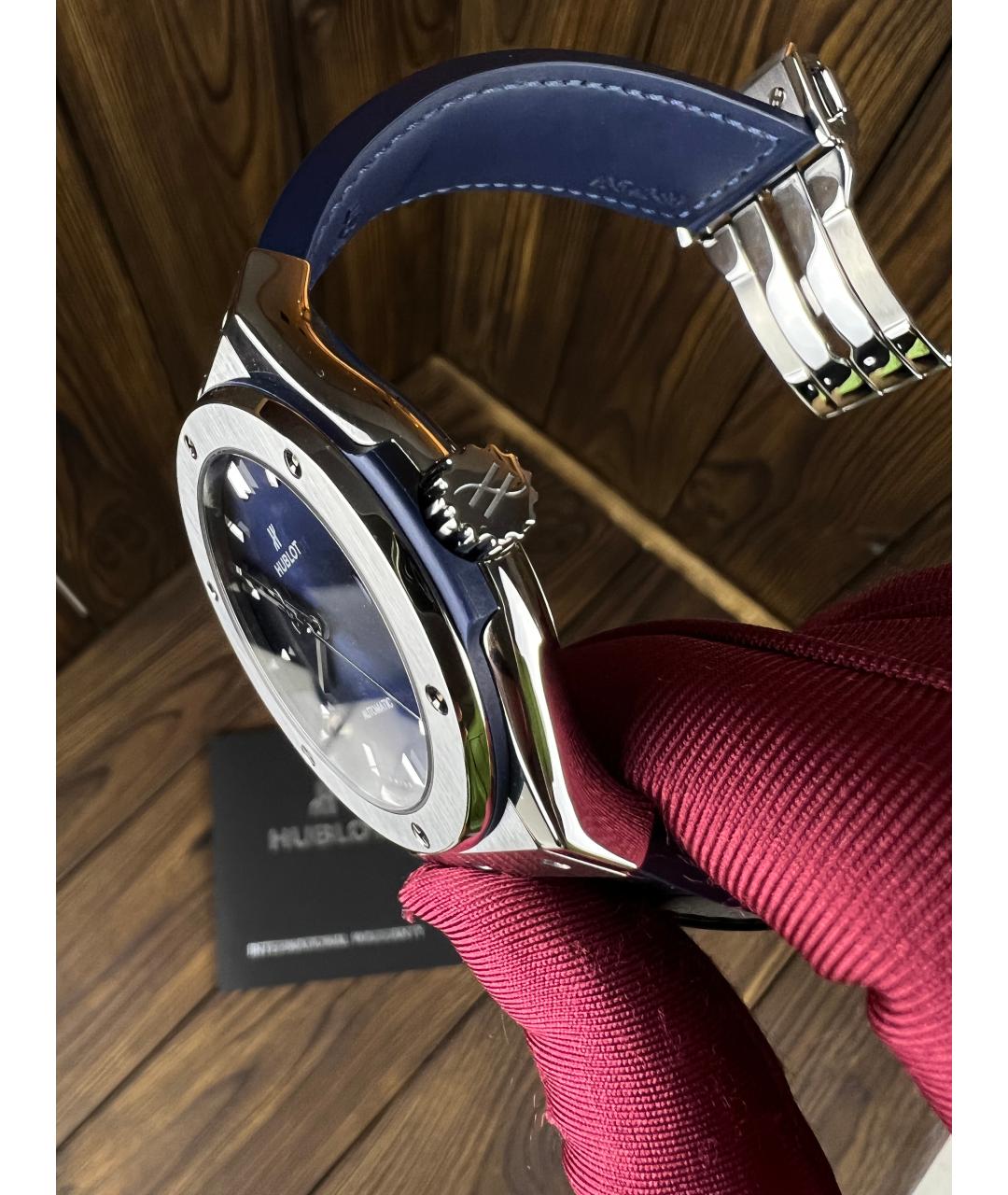 HUBLOT Темно-синие часы, фото 4