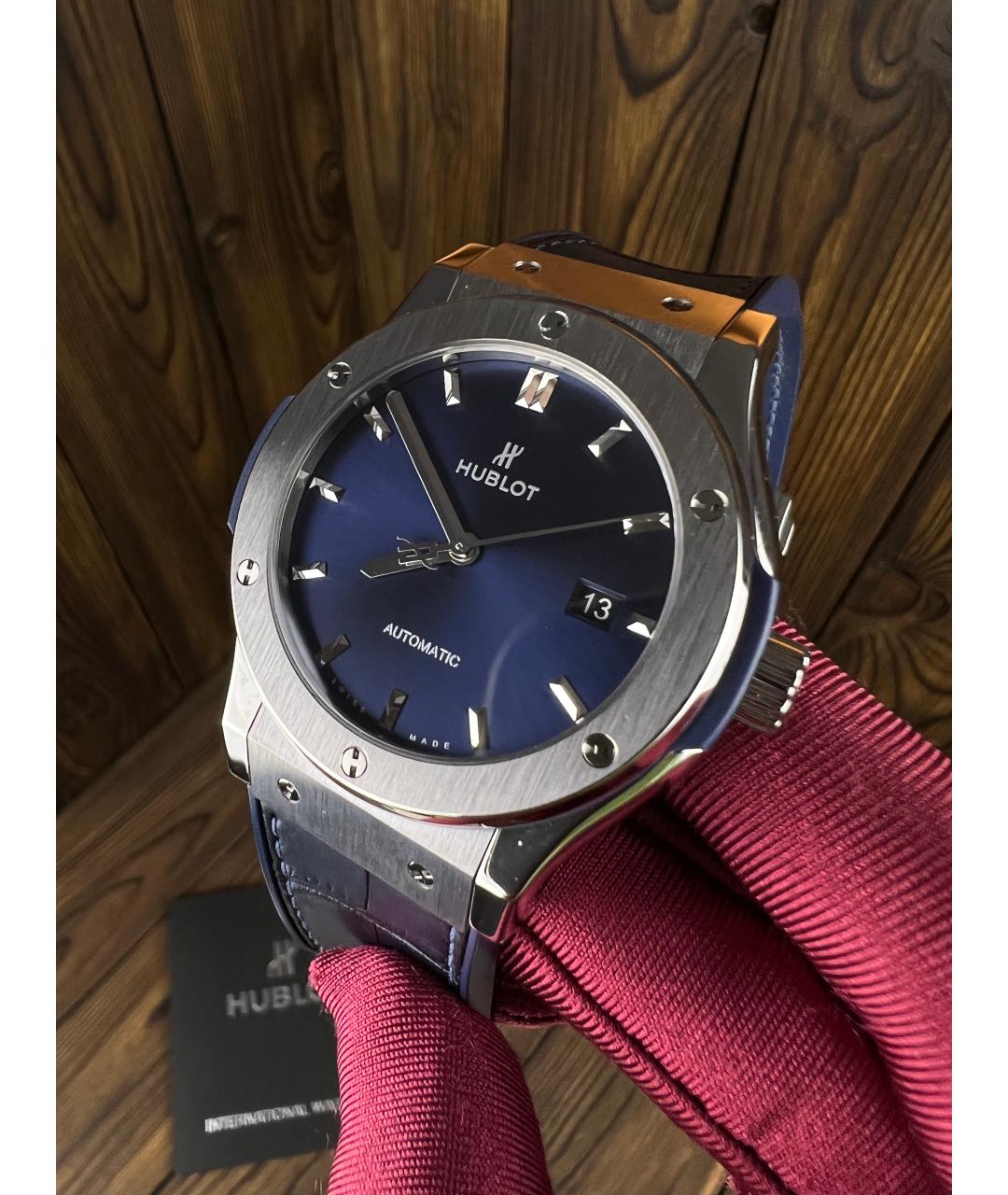 HUBLOT Темно-синие часы, фото 3