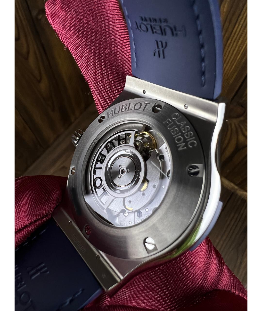 HUBLOT Темно-синие часы, фото 6