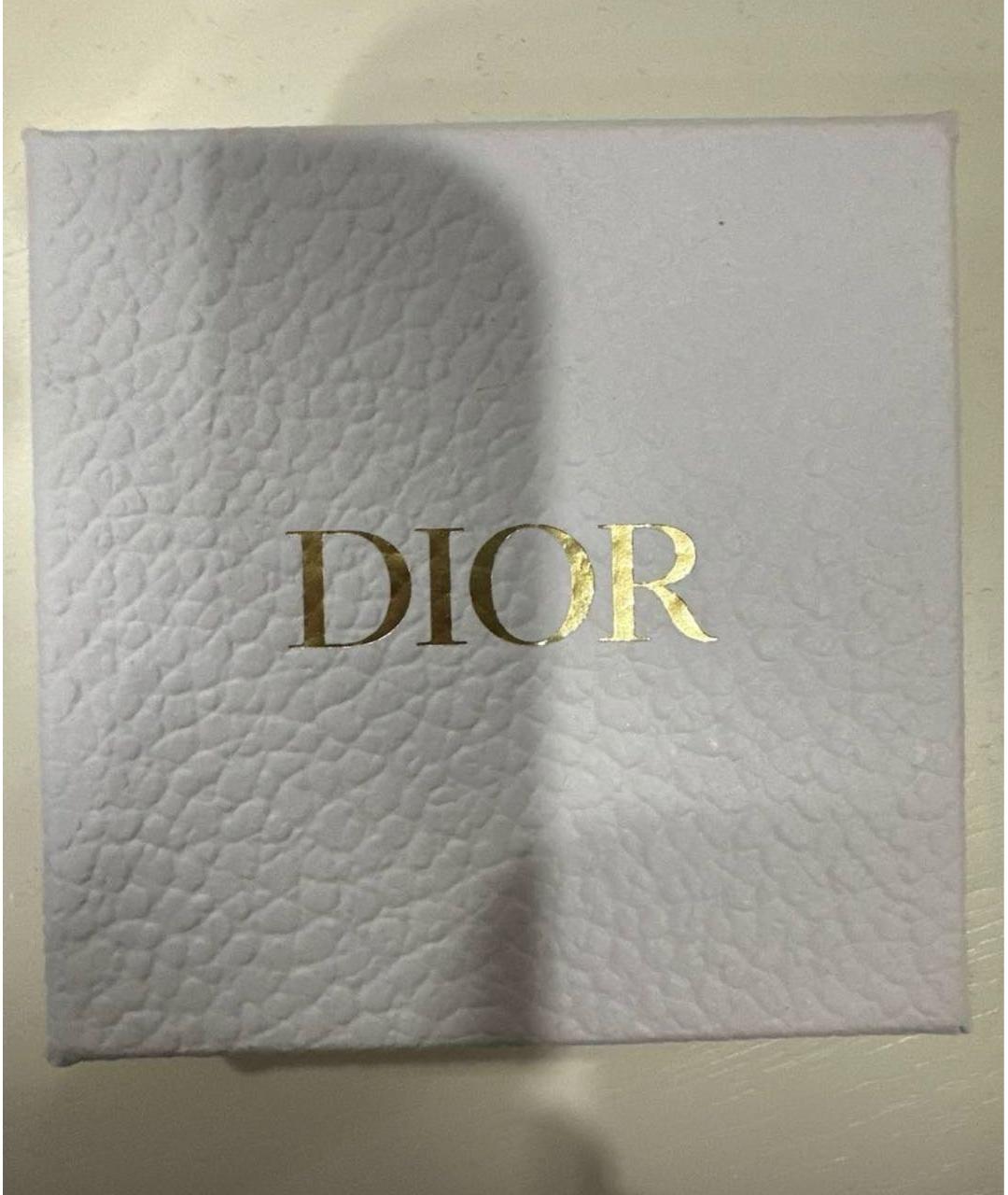 CHRISTIAN DIOR Золотые металлические серьги, фото 6