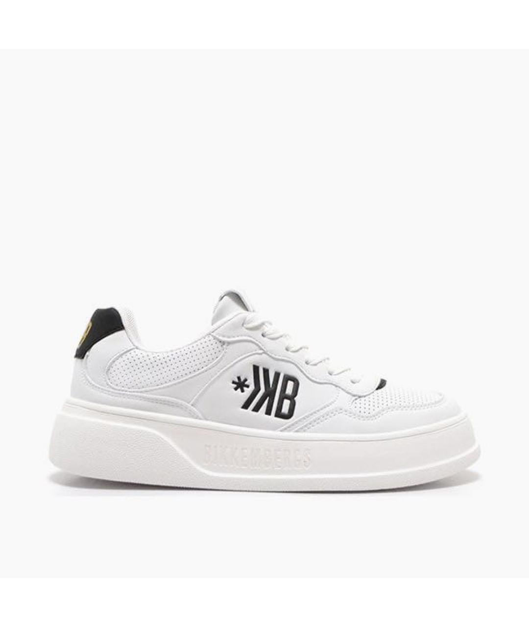 BIKKEMBERGS Белые кроссовки из искусственной кожи, фото 9