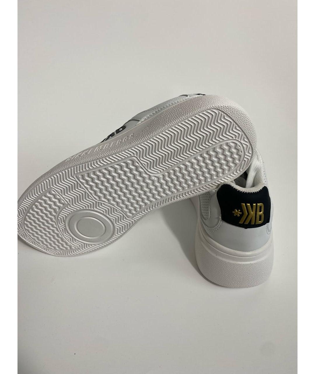 BIKKEMBERGS Белые кроссовки из искусственной кожи, фото 7