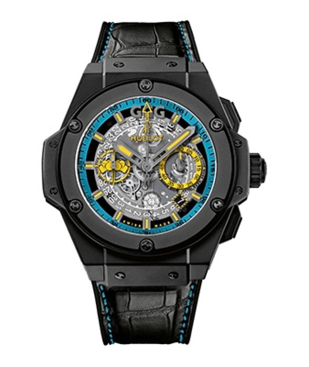 HUBLOT Черные керамические часы, фото 10